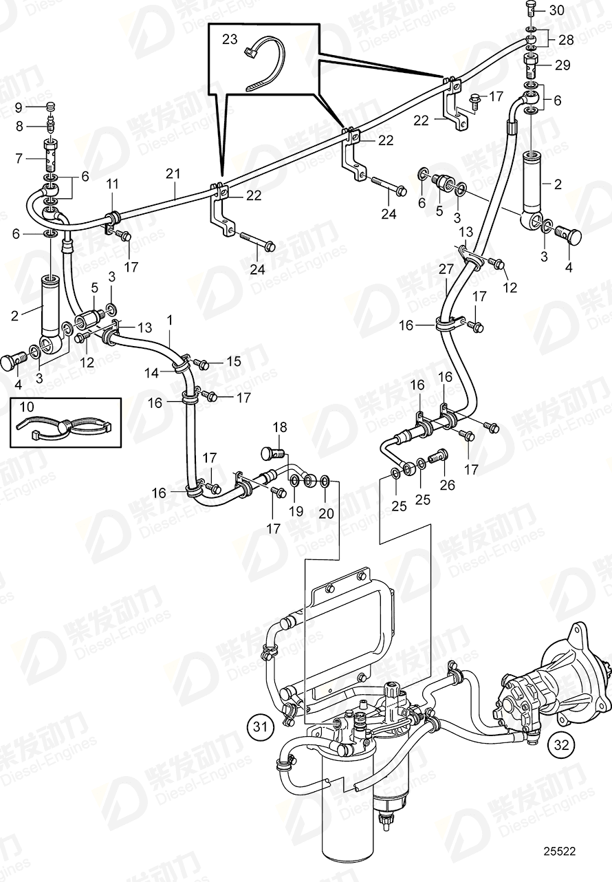 volvo penta Sealing ring 20883435 Drawing volvo penta Sealing ring 20883435 Drawing